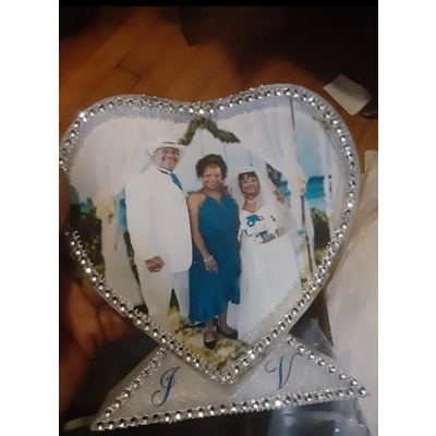 Custom Heart Photo Stand
