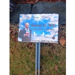 Memorial Grave Marker with Stake