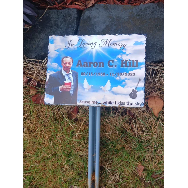 Additional Image for Memorial Grave Marker with Stake