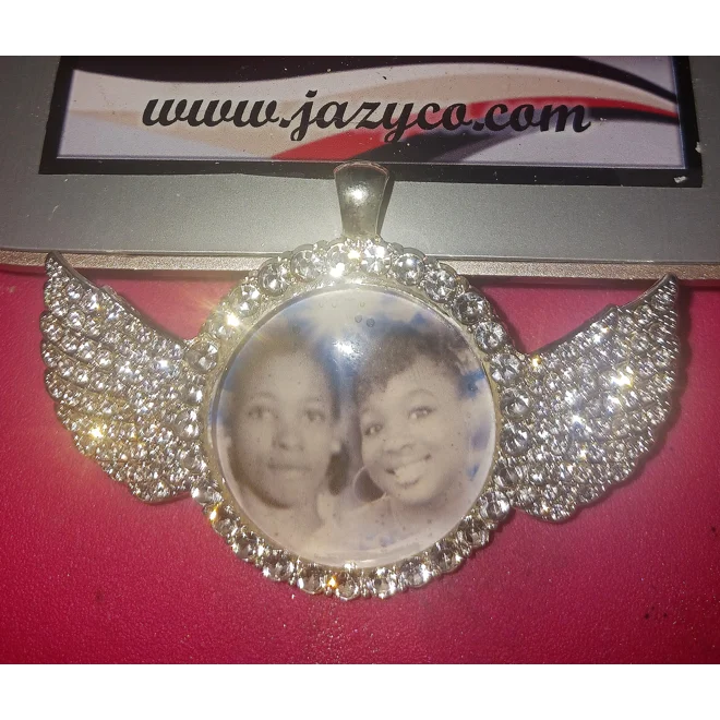 Additional Image for Angel Wings Necklace - Personalized