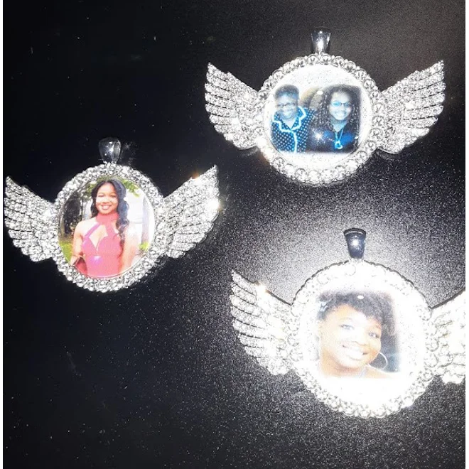 Additional Image for Angel Wings Necklace - Personalized