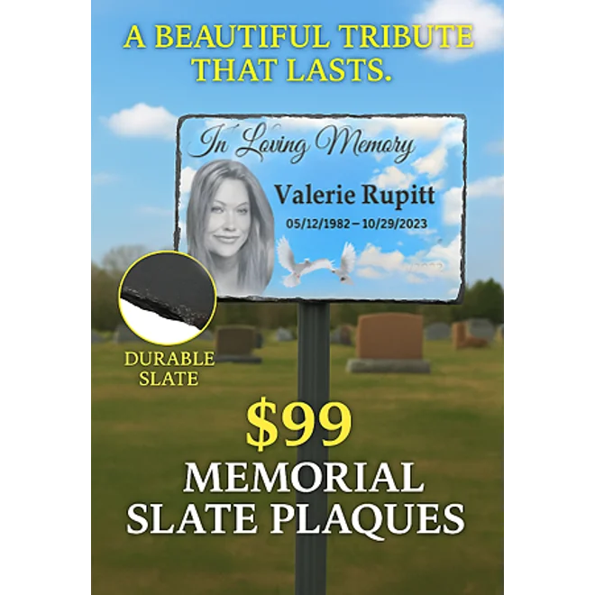 Additional Image for Memorial Grave Marker with Stake