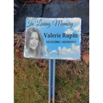 Memorial Grave Marker with Stake