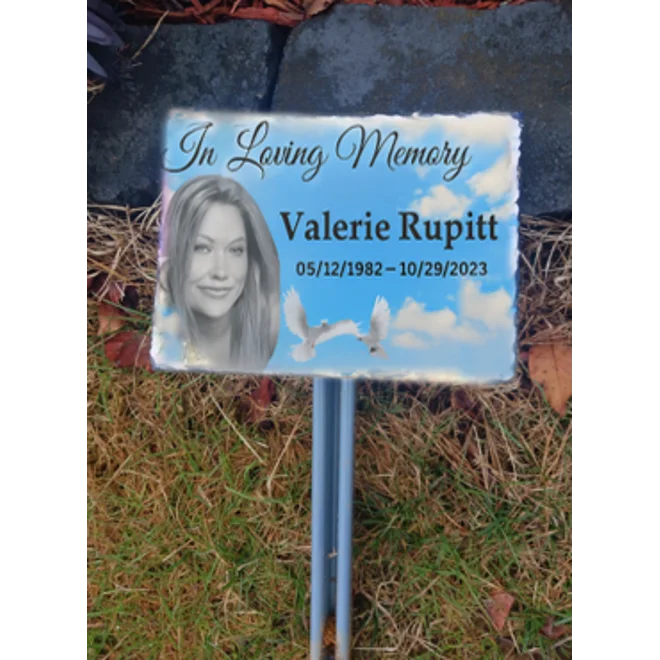 Additional Image for Memorial Grave Marker with Stake