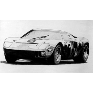 GT40 1075 Lemans 68 and 69