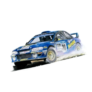 Possum Bourne Subaru Rally car