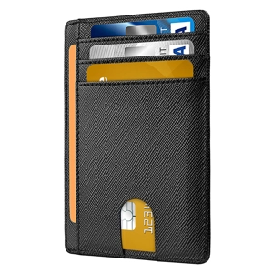 RFID Slimline Thin Leather Wallet