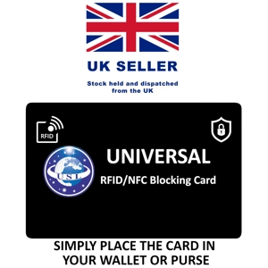 Universal RFID Blocking Card