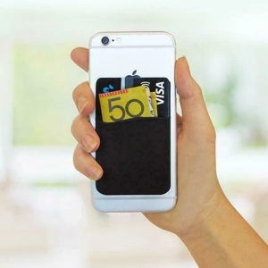 Mobile Phone Stick on Silicon Wallet