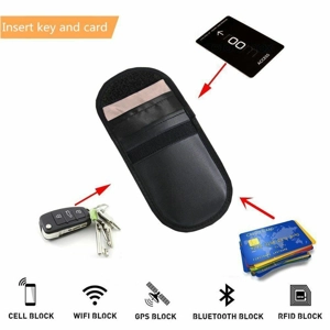 RFID Blocking Faraday Car Key Pouch