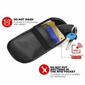 RFID Blocking Faraday Car Key Pouch