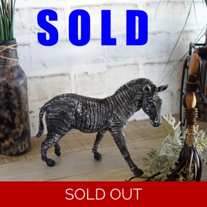 African Animal Decor Safari Decor Zebra Figurine Statue