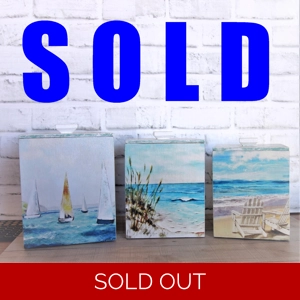 Coastal Storage Box Canister Set Ocean Beach Decor