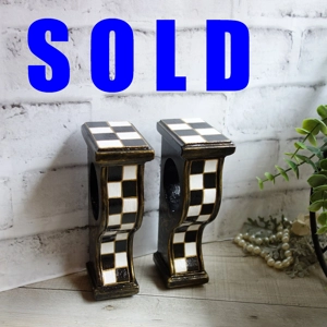 Checked Shelf Corbels Set of 2