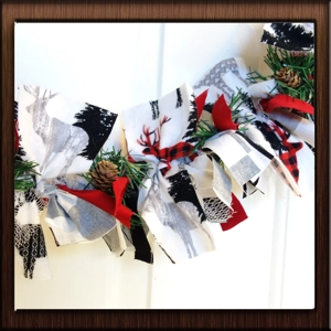Elk Caribou Reindeer Fabric Swag Cabin Decor The Crafty Hobbit