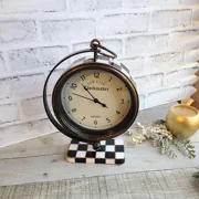 Checked Table Clock