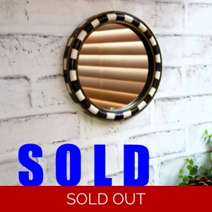 Checked Mirror Checked Wall Decor