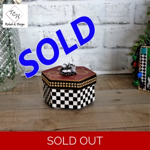 Mini Checkerboard Gift Box Decorative Box
