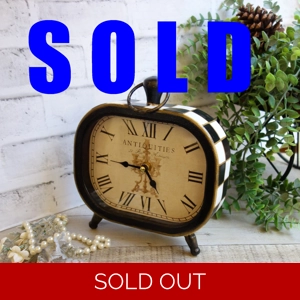 Courtly Decor Black and White Checked Clock