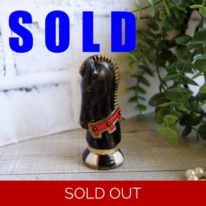 Checked Figurine Chess Piece Courtly Decor