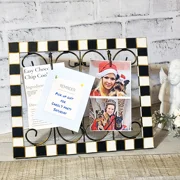 Checked Photo Frame Recipe Holder