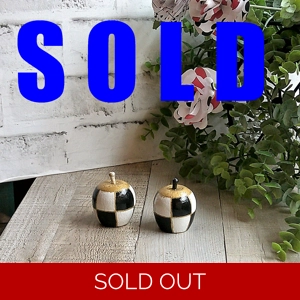 Elegant Checks Salt & Pepper Shakers Buffalo Check Kitchen Decor