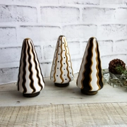 Courtly Christmas Tree Set Striped MacKenzie Inspired Decor