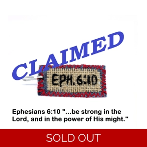 Free Tag Inspirational Christian Gift Denim Eph 6:10