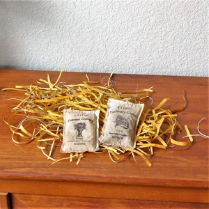 Grain Sacks & Hay Farmhouse Tier Tray Decor