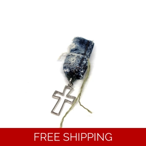 Free Cross Denim Pocket Fob