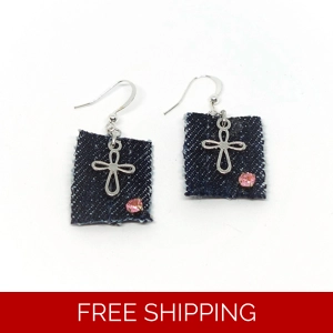 Free Cross Earrings