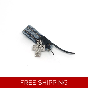 Free Cross Denim Pocket Fob