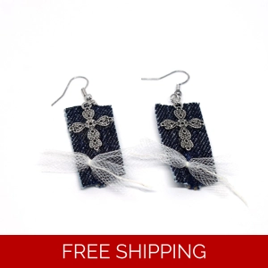 Free Earrings Christian Gift Pierced Earrings