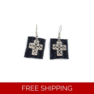 Free Cross Earrings