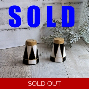 Harlequin and Elegant Checks Salt & Pepper Shakers