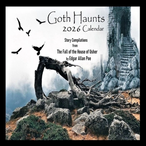 Haunted Calendar 2026 Edgar Allan Poe Classic Horror Calendar