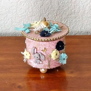 Tooth Fairy Box Jewelry Box Snuggle Bunny