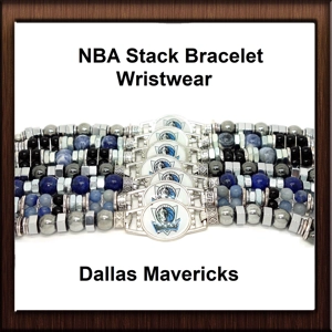 NBA Stack Bracelets Dallas Mavericks Wristband