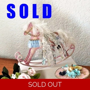 Shabby Chic Rocking Horse