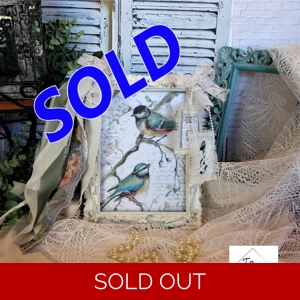 Shabby Chic Blue Birds Picture