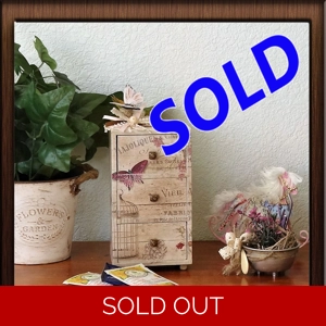 Shabby Chic Tea Box Trinket Box