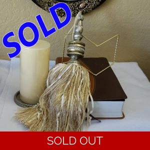 Large Vintage Finial Silk Tassle