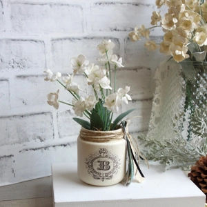 Honey Bee Tiered Tray Decor Mini Floral Vintage Bee Letter Honey Pot Planter