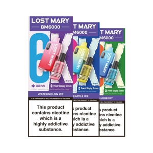 Lost Mary BM6000 Rechargeable Disposable Vape Bar