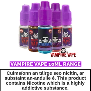 Vampire Vape 10mls (Various Flavours) Vampire Vape 10mls (Various Flavours)