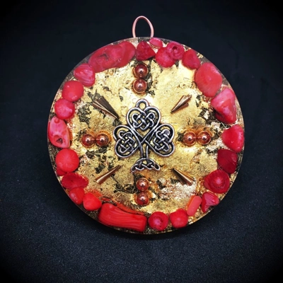 Coral Orgonite pen..