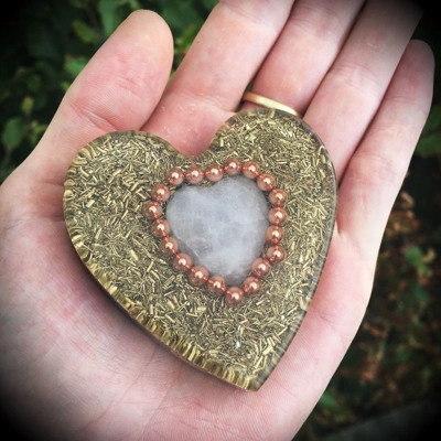 Rose Quartz Heart ..