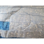 Striped Baby Quilt - Blue