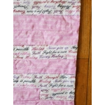 Breast Cancer Awareness Table Runner