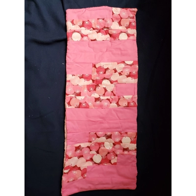 Pink Striped Tablerunner